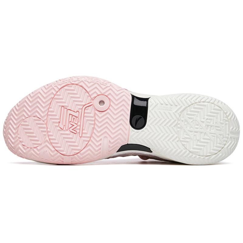 Anta Light Horseman 3 Basketballschuhe Herren Niedrig geschnitten Duftende Blume Rosa/Elfenbeinweiß Sneaker 112221608-3