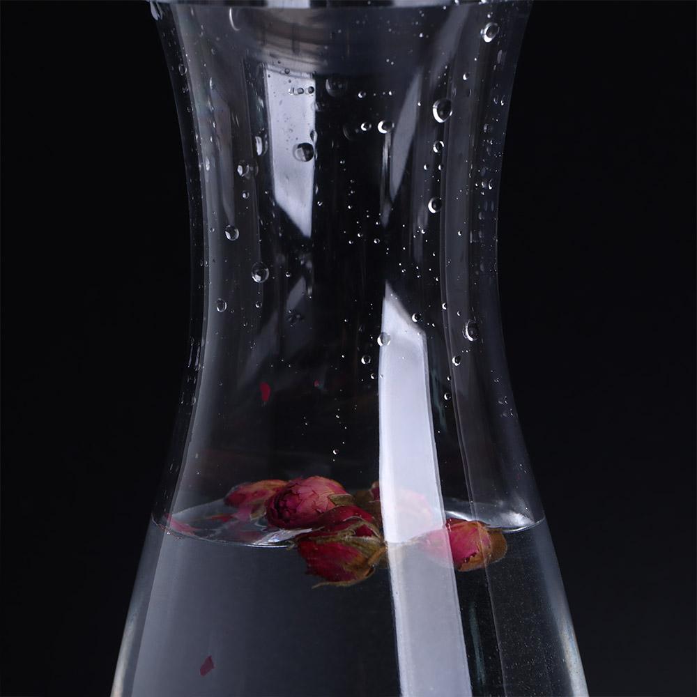 Durable Fall Resistance Tea Jug for Cold Drink Transparent With Lid Water Carafe Juice Pitcher Lemonade Jar Water Bottle