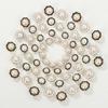 10Pcs Plastic Ornaments DIY Pearl Clothing Buttons Needlework Shirt Buttons Sewing Accessories