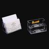 Transparent Business Card Case  Acrylic Card Storage Box Multi-Layer Business Card Holder Capacity For Exhibitions