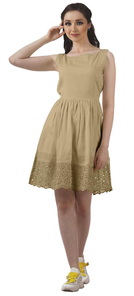 Moomaya Womens Vintage Style Lace Dress Solid Women Casual Summer Mini Dress