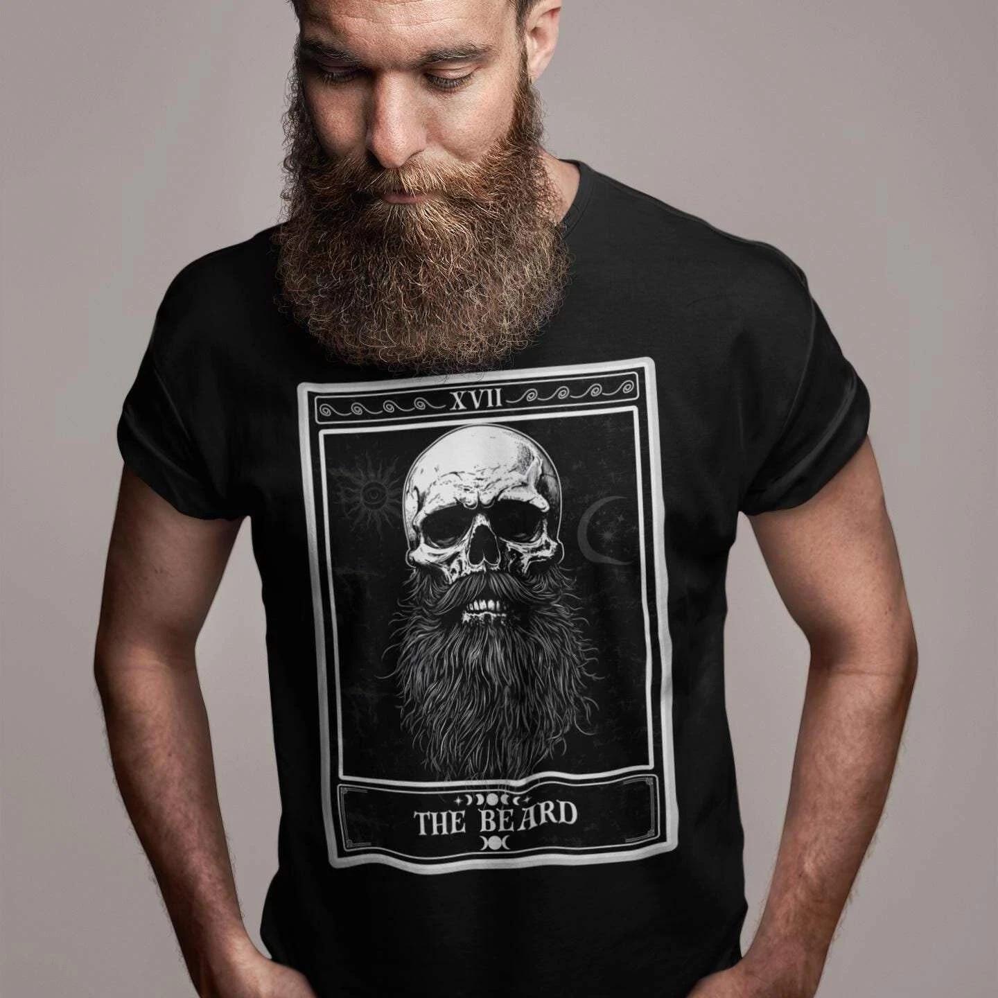 The Beard Tarot Card Shirt, Beard T-shirt 4XL