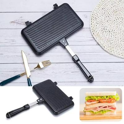 Dubbelzijdige Broodrooster Bakpan Hittebestendige Sandwichmaker Ontbijtsandwich Bakvorm Wafel