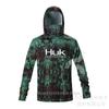 HUK fishing suit men's hoodie summer sun protection long sleeve fishing top with mask outdoor sports fishing shirt