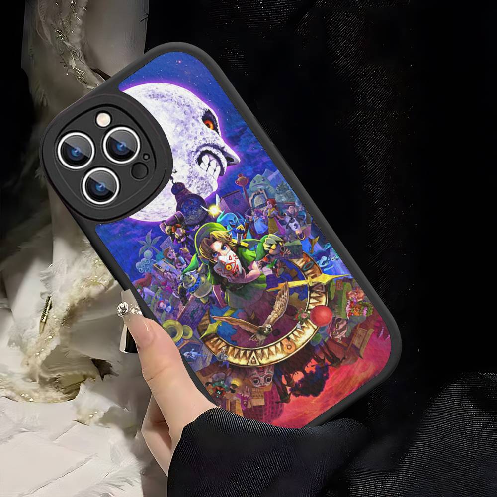 Hot Game The Legend Of Zeldas Leather Phone Case For IPhone 16 14 15 Pro Plus 13 12 11 Pro Max Silicone Cover