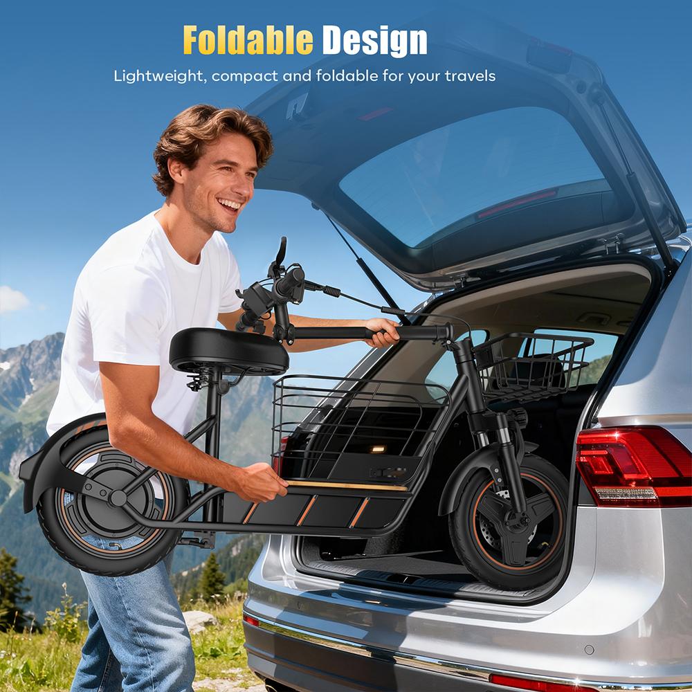FREEBOY EU US Stock Ingrosso Pneumatici da 14 Pollici E-Scooter Carico 120kg con Sedile Freni a Doppio Disco Scooter Elettrico Impermeabile Adulti