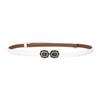 Womens Leather Belt With Square Alloy Buckle For Elegant Casual Wear