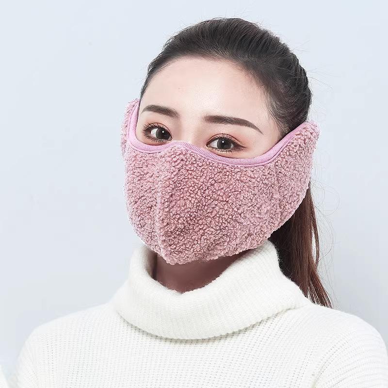 Winddichte & Staubdichte Kaltwetter-Fahrrad-Vollgesichtsmaske mit Ohren- und Nackenschutz