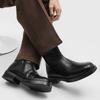 2025 New Men's Retro Casual High-top Thick-soled Versatile Thick-soled Heightening Martin Boots 57012-Q
