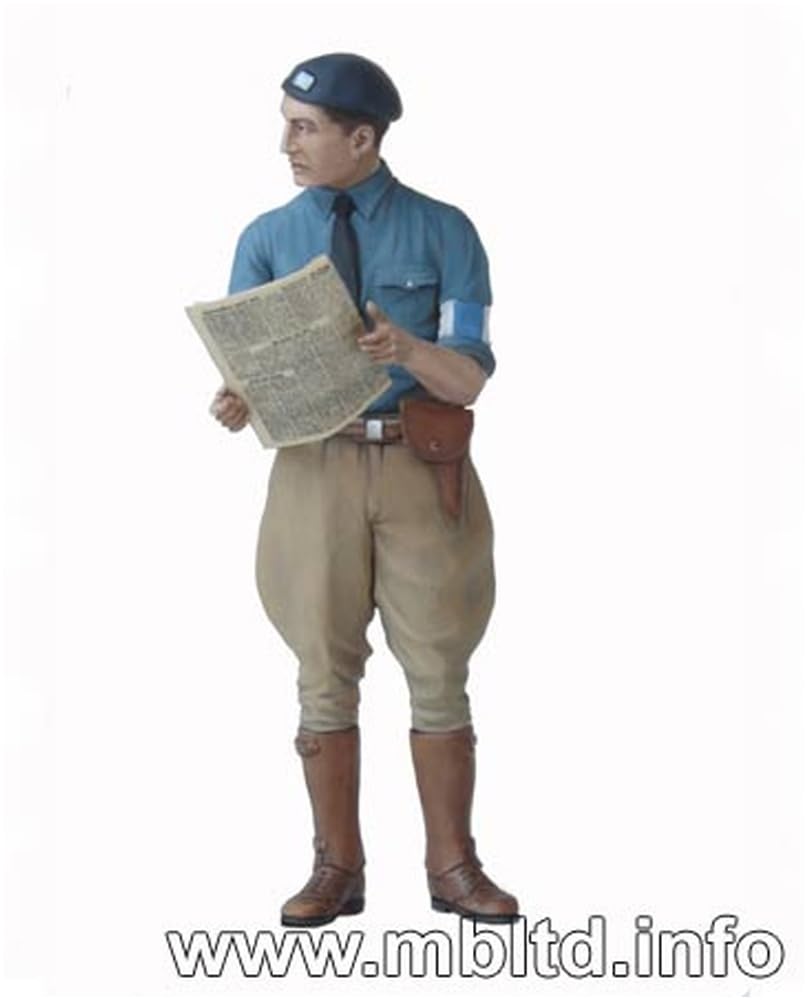 Master Box 1/35 Scale Plastic Model Kit: French Resistance and German Officer Prisoners of War, 1944, Set of 5 (MB35051)