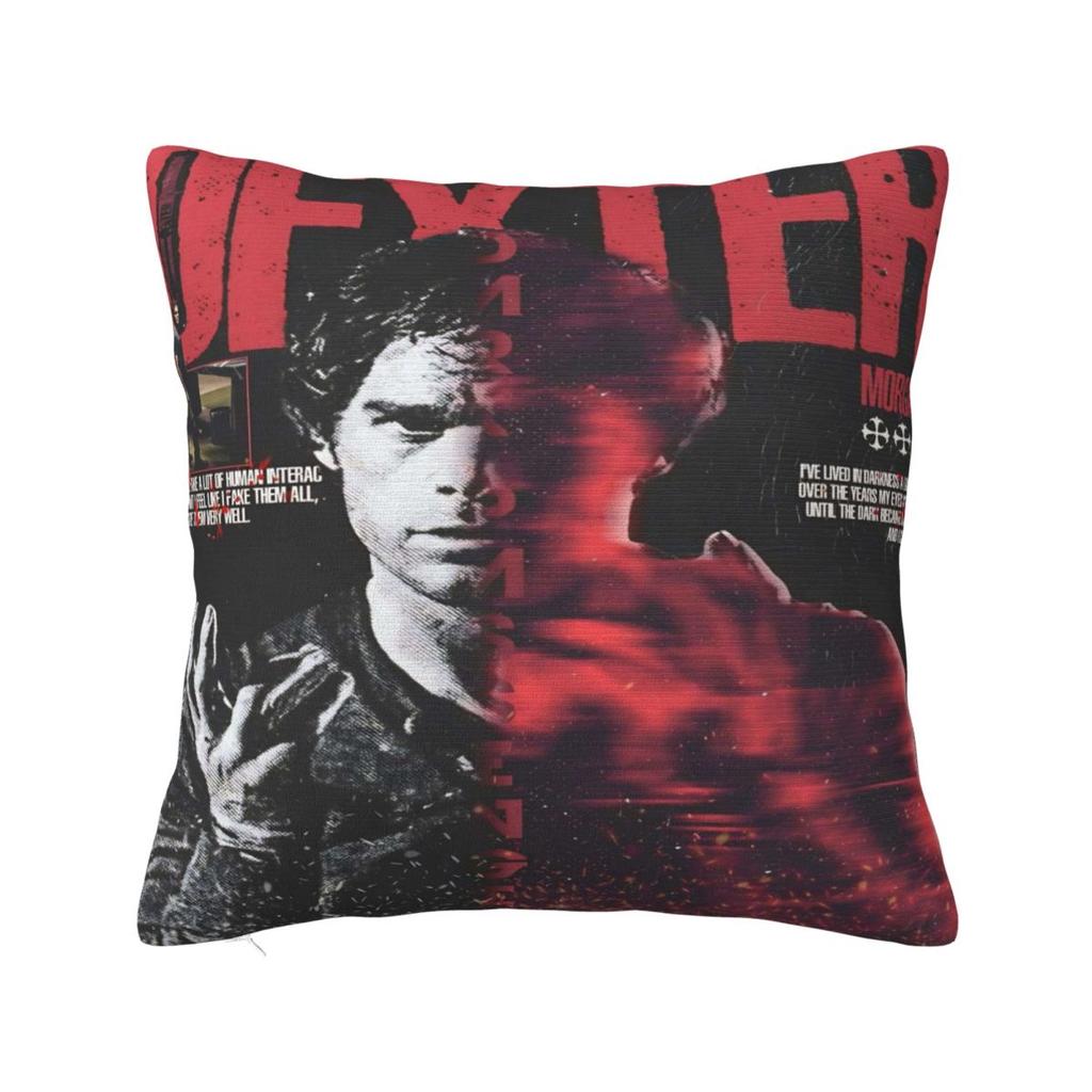 Pillow Case Dexter Morgan Square Pillow Cover Funny Cushion Cover Printed Pillowcases For Sofa Home Decorative