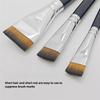 Lacquerware Large Brush Short-Haired Nylon Brush Specific To Lacquer Art Oil Painting Materials Small Flat Pen