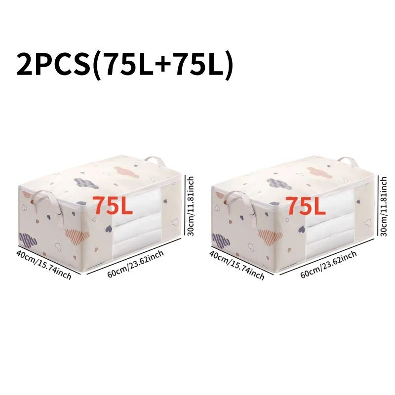 1/2/4PCS Big Capacity Quilt Clothes Duvet Blanket Storage Bag Organizer Sorting Bags Dustproof Closet Under-Bed Moisture Proof