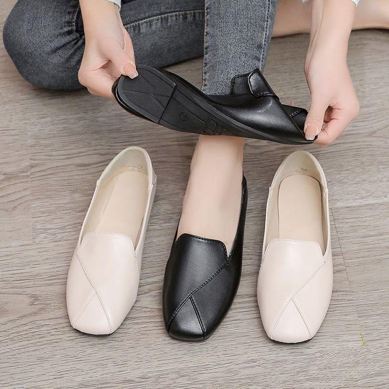 Square Toe Slip-on Office Loafers Shoes for Women Summer High Quality Fashion Comfortable and Elegant Promotion Y2k Woman Flats