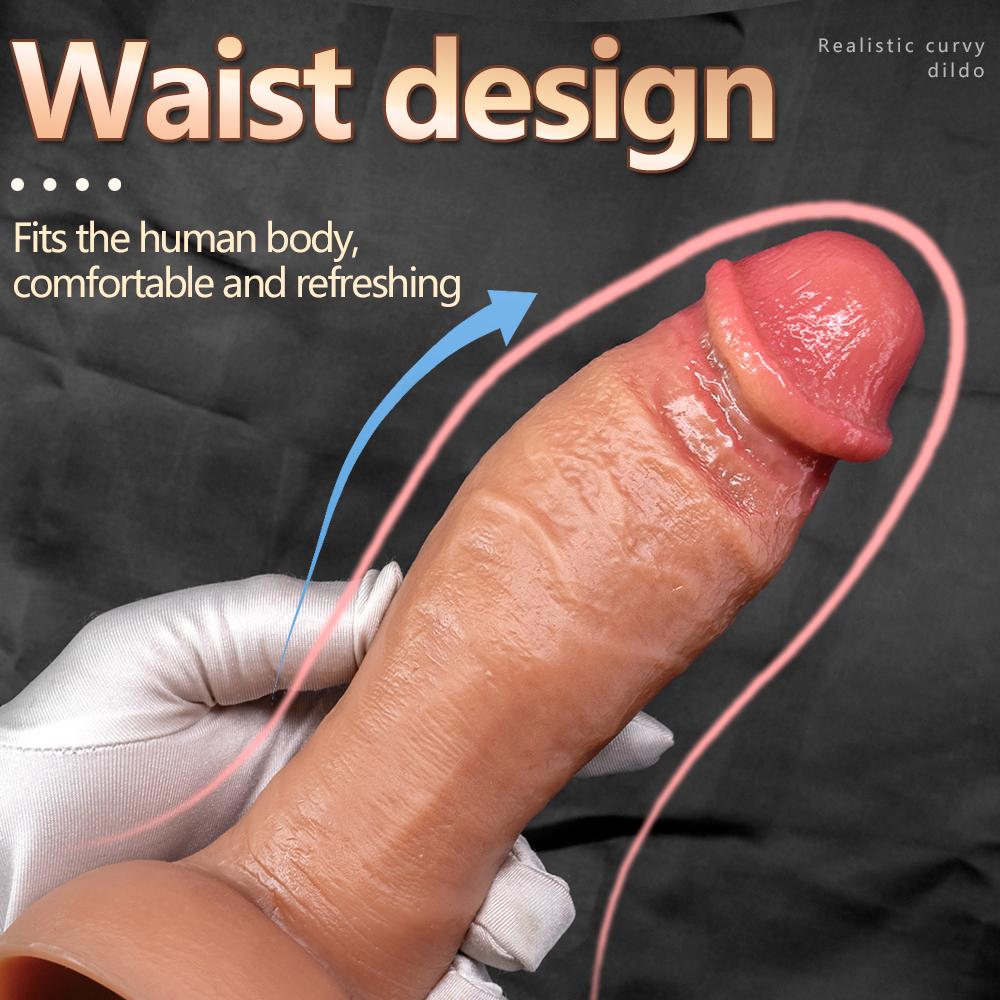 Double Liquid Silicone Artificial Penis Makeup Female Masturbator Thick Long Vacation Penis Adult Sexual Supplies
