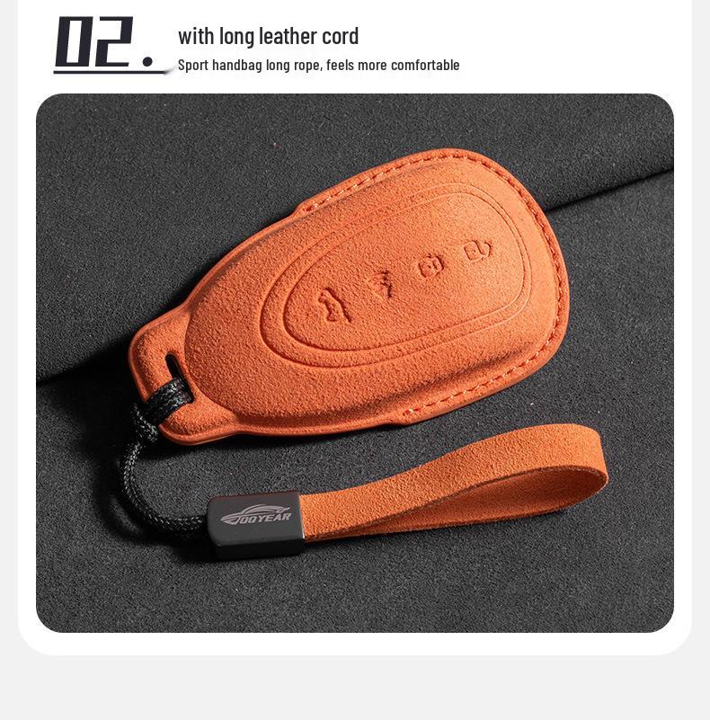 Great Wall WEY Lanshan Mocha/Hi4/Latte Key Suede Cover - Three Colors