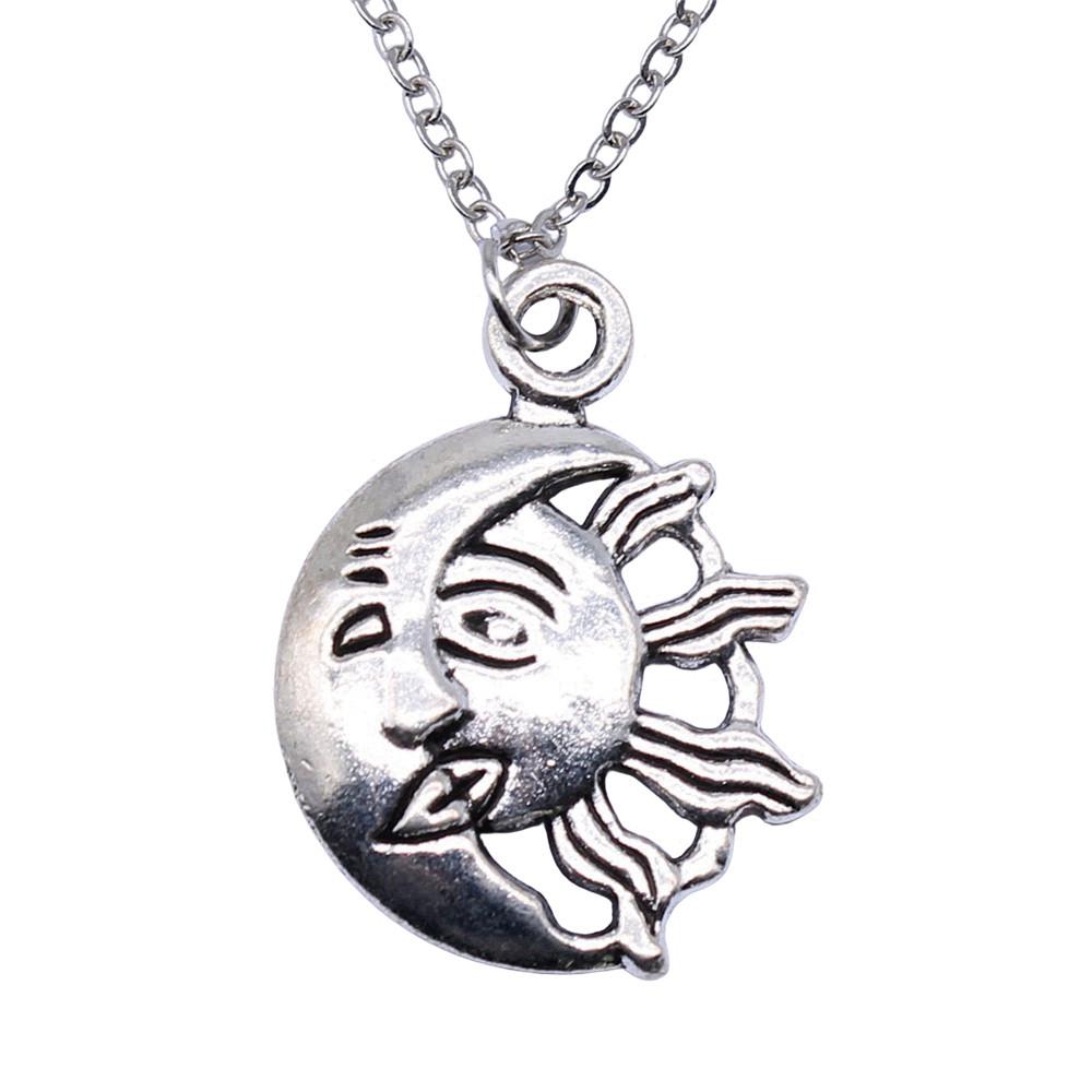 Necklace Chokers 40cm Short Chain The Sun Moon Kids' Jewelry Materials QN071