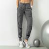 Bağcıklı Bel ve Yan Cepli Kadınlar İçin Hızlı Kuruyan Atletik Jogger Pantolon - Koşu ve Antrenman İçin Slim Fit, Nefes Alabilen Polyester Karışımı