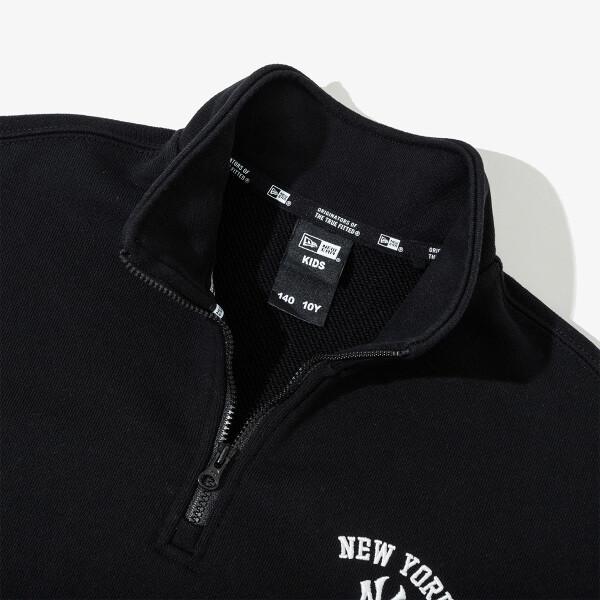 New Era Kids Mlb Half Zip Black