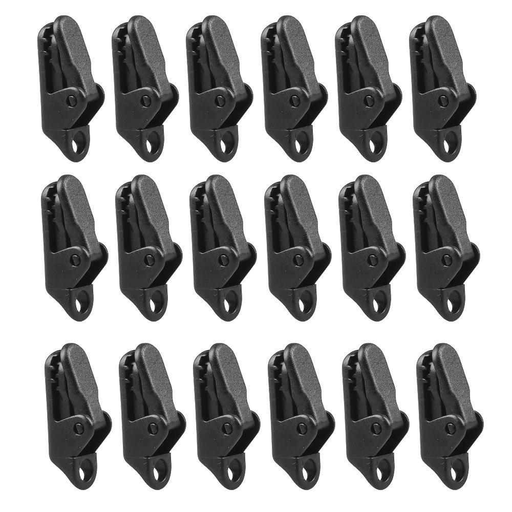 10pcs Tighten Lock Tarp Clips Camping Tent Clips Tent Snaps Tarp Awning Clamp  for Outdoor Camping