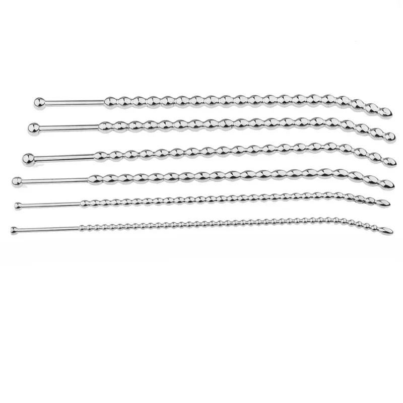 Urethral Sounding Dilator Stainless Steel Penis Plug Metal Horse Eye Stimulation Masturbation Sex Toys for Men Gay Adult Games