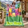 Manta de Franela con Nombre Personalizado de Backyardigans Manta de Felpa Suave y Cálida Personalizada Regalo para Familiares y Amigos