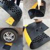 Rubber Speed Bump Cast Iron Ramp Plate