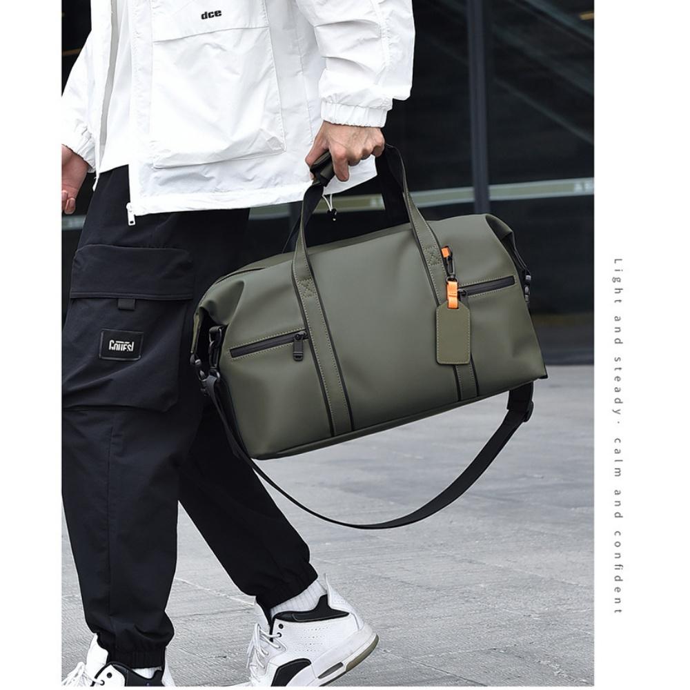 Spring New Short Distance Travel Bag Wear-resistant Oxford Business Trip Men's Handbags Outdoor Multifunctional Sports Fitness Slant Span Duffel Bag