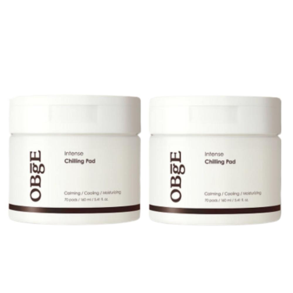 OBGE Intense Chilling Pad 160ml / 70 Sheets Duo Set (140 Sheets)