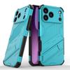 Shockproof Armor Stand Case For iPhone 17 Pro Max Coque iPhone 16 15 14 13 Pro Max Hybrid TPU+PC Hidden Phone Holder Cover
