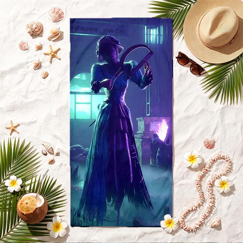 Dead by Daylight Soft Beach Towel Stylish Beach Pool Towel for Summer Seaside Vacation Travel