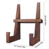 Functional Wooden Easel Display Stand Practical Plate Holder for Pictures Photo Frames Books and Decorative Plates