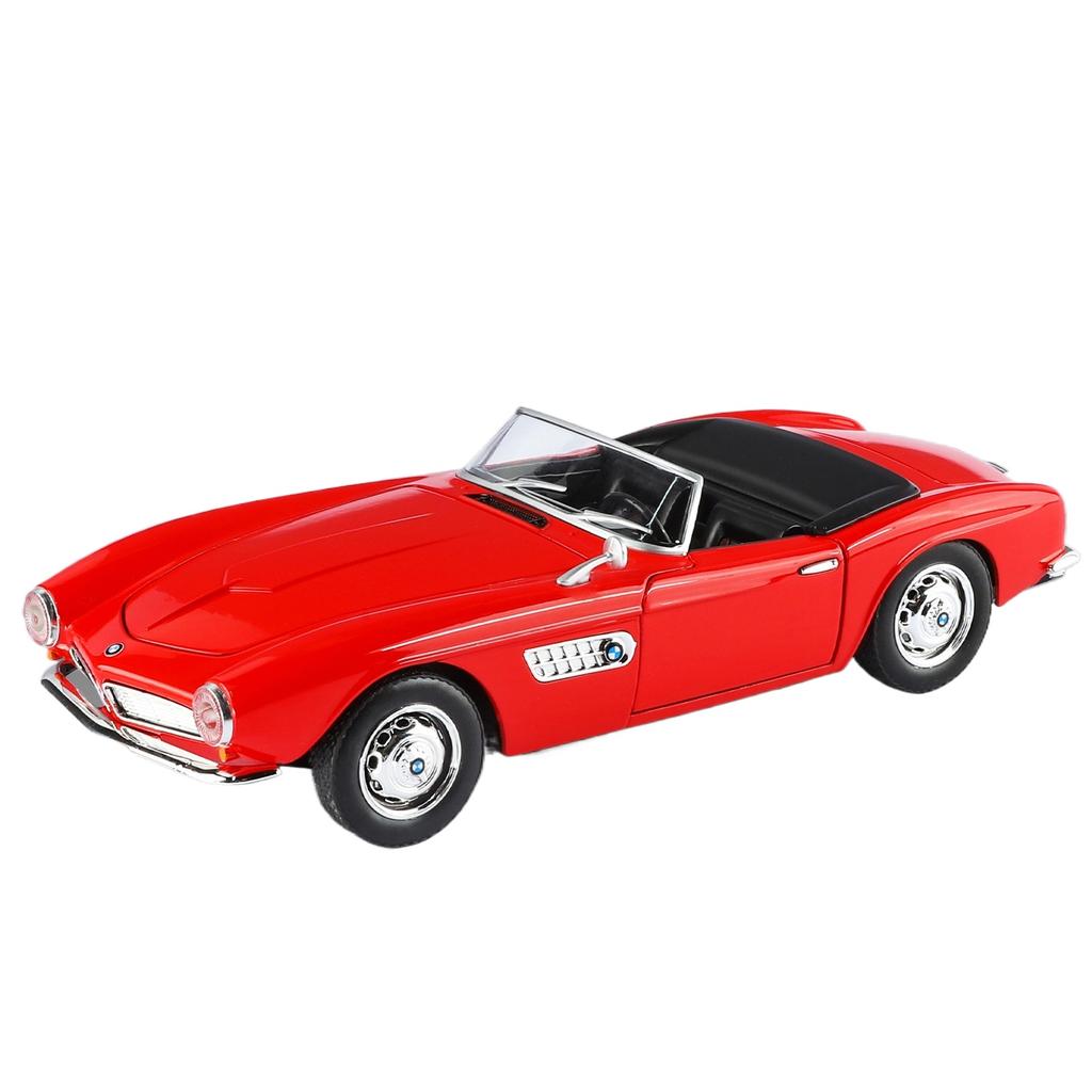 1/24 BMW 507 Legierungsauto-Modell Simulation Sound und Licht Metall-Druckgusskarosserie Sammlerstücke Kinderspielzeug Geschenke Feiertagsdekorationen