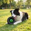 Interactive Dog Toy Football Tire Chew Built-in Squeaker Tennis Pet Gum Massager Puppy Bite Resistant Teething Boredom with