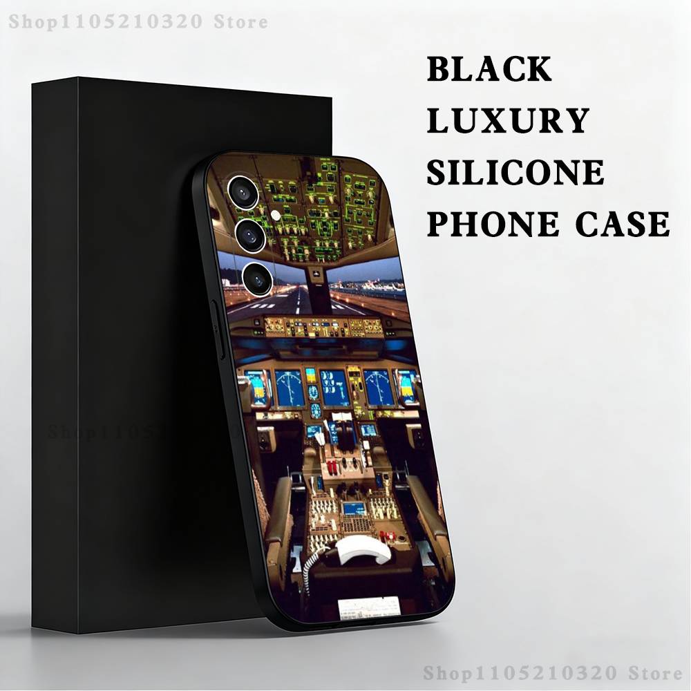 

Aviation Art Instruments Phone Case For Samsung S25,S24,S21,S22,S23,S30,Ultra,S20,Plus,Fe,Lite,Note,10,9,5G Black Cover SamsungS20lite