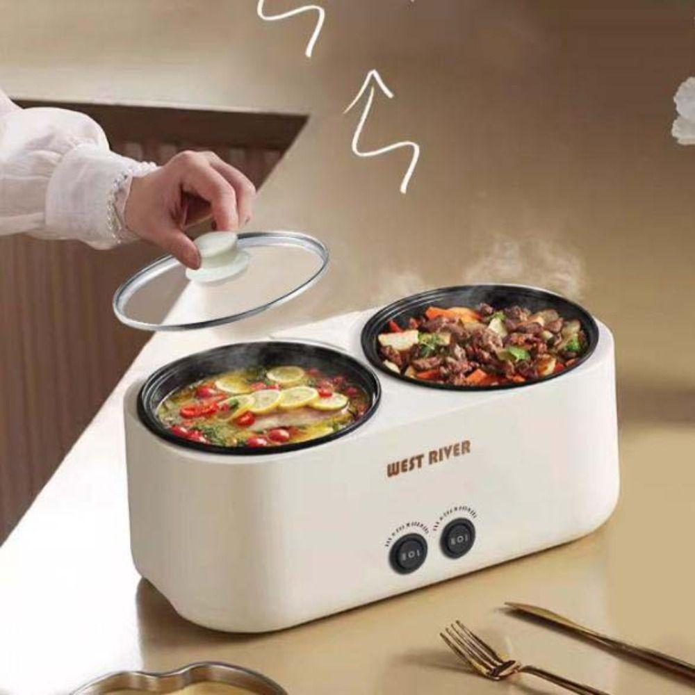 Multi-Functional Double-bile Rice Cooker Automatic Insulation Non-stick Hot Pot Home Kitchen