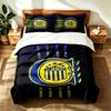 Club Atletico Rosario Central (1) 3pc set suitable for master bedrooms soft and comfortable an ideal gift for family and friends Includes one duvet co