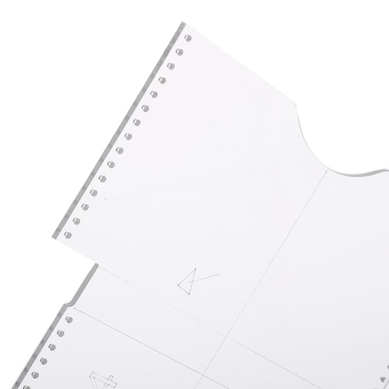 Kurzes Portemonnaie Leder Vorlage DIY Handwerk Lederherstellung Acryl Schablone Geldbörsen Handgefertigt Lederhandwerk Form Langlebig