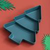 1PCS Christmas Tree Shaped Fruit Tray Plastic Candy Snack Tray Dried Fruit Melon Plate Party Supplies Home Decoration