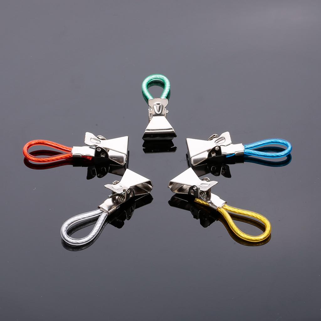 10 STÜCKE Geschirrtuchklemmen Stoffaufhängen Metallklemmen Handtuch für Küche Badezimmer Nachmittagstee Ofenhandschuh Kinder Haustier