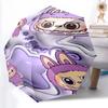 1pc Sturdy 8-Bone Auto Umbrella, LABUBU Umbrella, Digital Printed, Foldable Umbrella for On-the-Go Outdoor Use