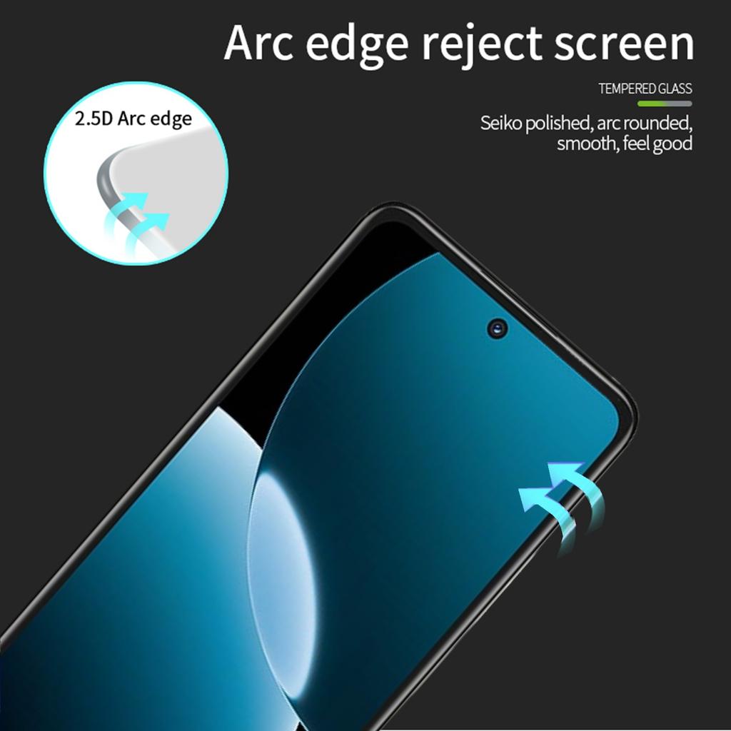 For Huawei Enjoy 80 Screen Protector MOFI 9H Full Glue Full Coverage High Aluminum-Silicon Glass Film