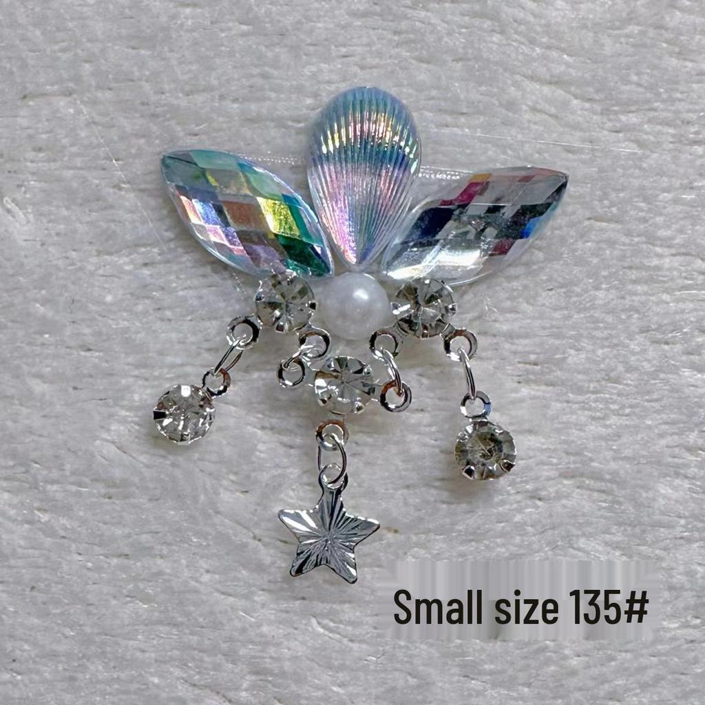 Children's Floral Face Stickers with Crystal Diamonds & Tassels for Ancient Style Makeup