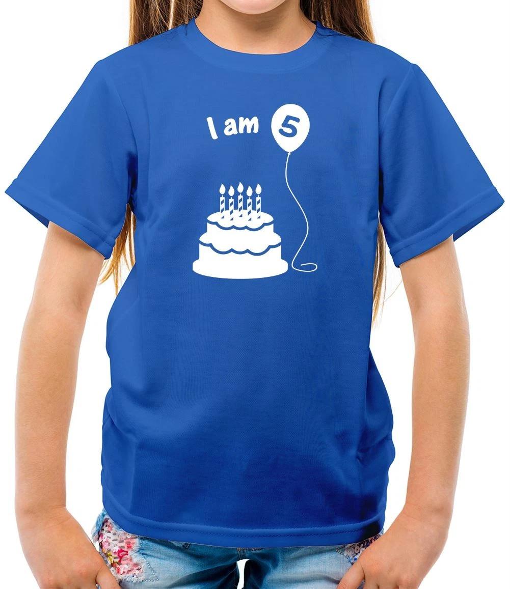

I Am 5 (Birthday) - T-Shirt - 5th - Age - Year of Birth - 2014 - Years 150