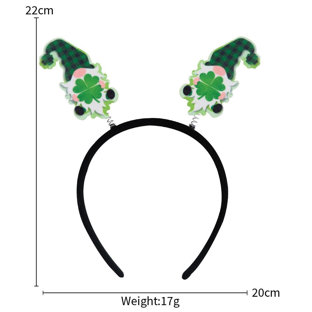 Whimsical St Patricks Day Headband Decor With Eyecatching Shamrock And Themes Beer