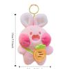 Backpack Decor Rabbit Plush Keyring Rabbit Doll Toy Cartoon Plush Pendant  Couple