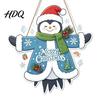 Xmas Window Decorations Wooden Christmas Hanging Pendant Cartoon Welcome Sign for Front Door Ornaments Wall Decor