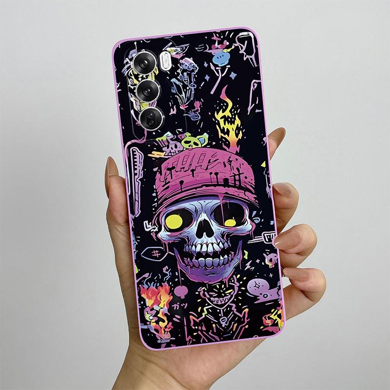 For OPPO Reno 12 CPH2625 Reno12 Pro Phone Case 12pro 5G CPH2629 Love Heart Silicone Soft Shockproof Back Cover Protective Shell