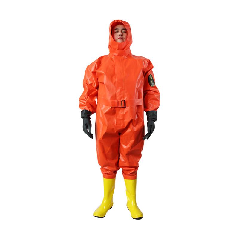 WEZHO Light Semi-Enclosed Acid-Alkali Chemical Protective Suit