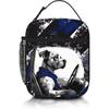 Lunch Box Cute Shiba Inu Dog Cartoon Reusable Lunch Bag with Shoulder Strap for Women Men Girls Boys Meal Tote Bag